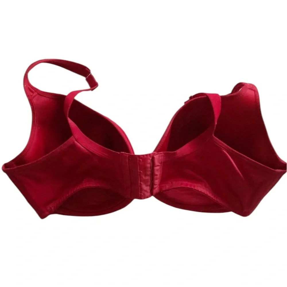 Cacique Red Full Coverage Underwire Bra‎ 40DDD